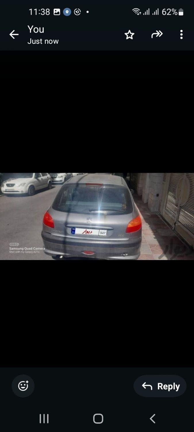 پژو 206 تیپ ۲، مدل ۱۳۸۹ بی رنگ|خودرو سواری و وانت|تهران, پلیس|دیوار