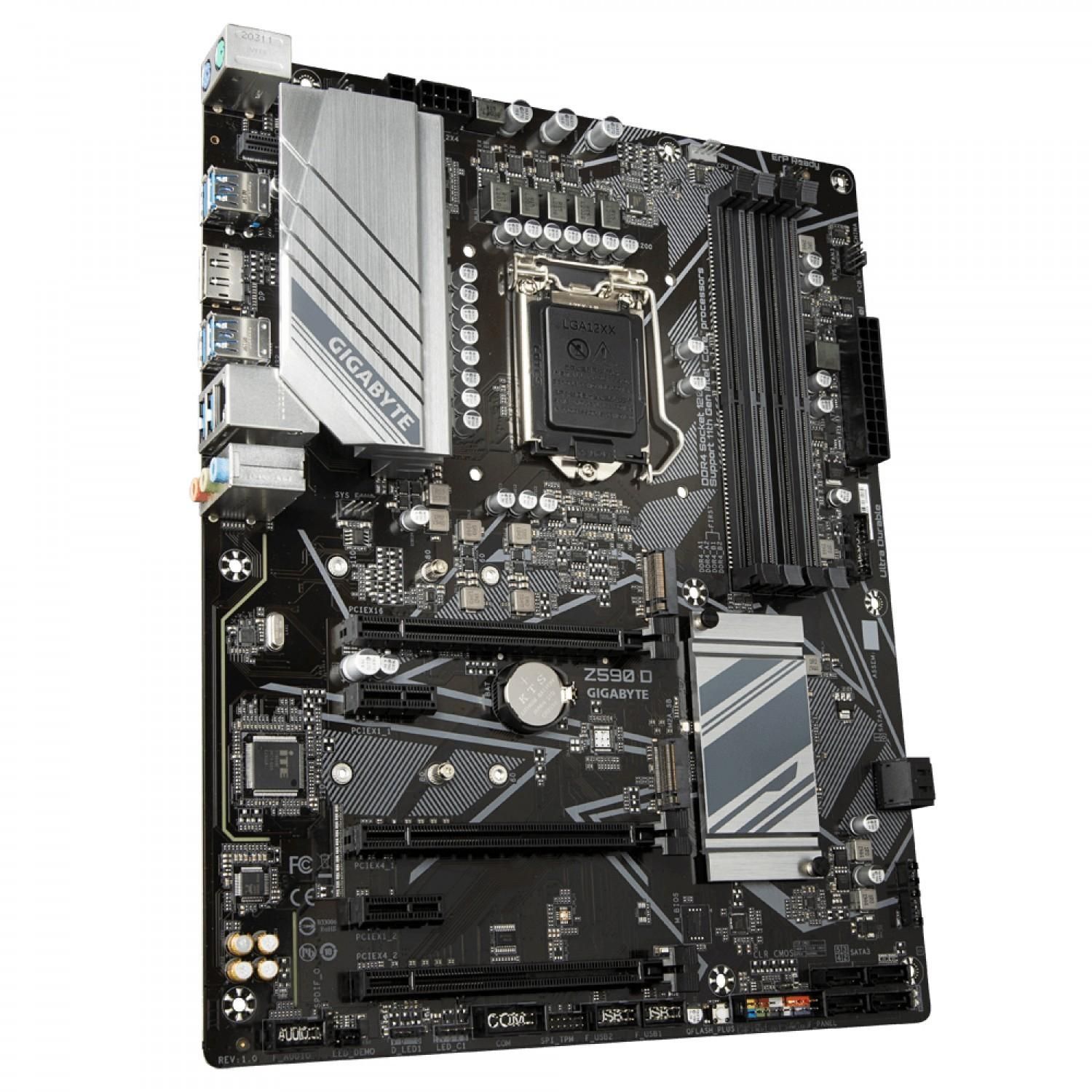 مادربرد گیگابایت مدل Gigabyte Z590-D دست دوم|قطعات و لوازم جانبی رایانه|شیراز, ملاصدرا|دیوار