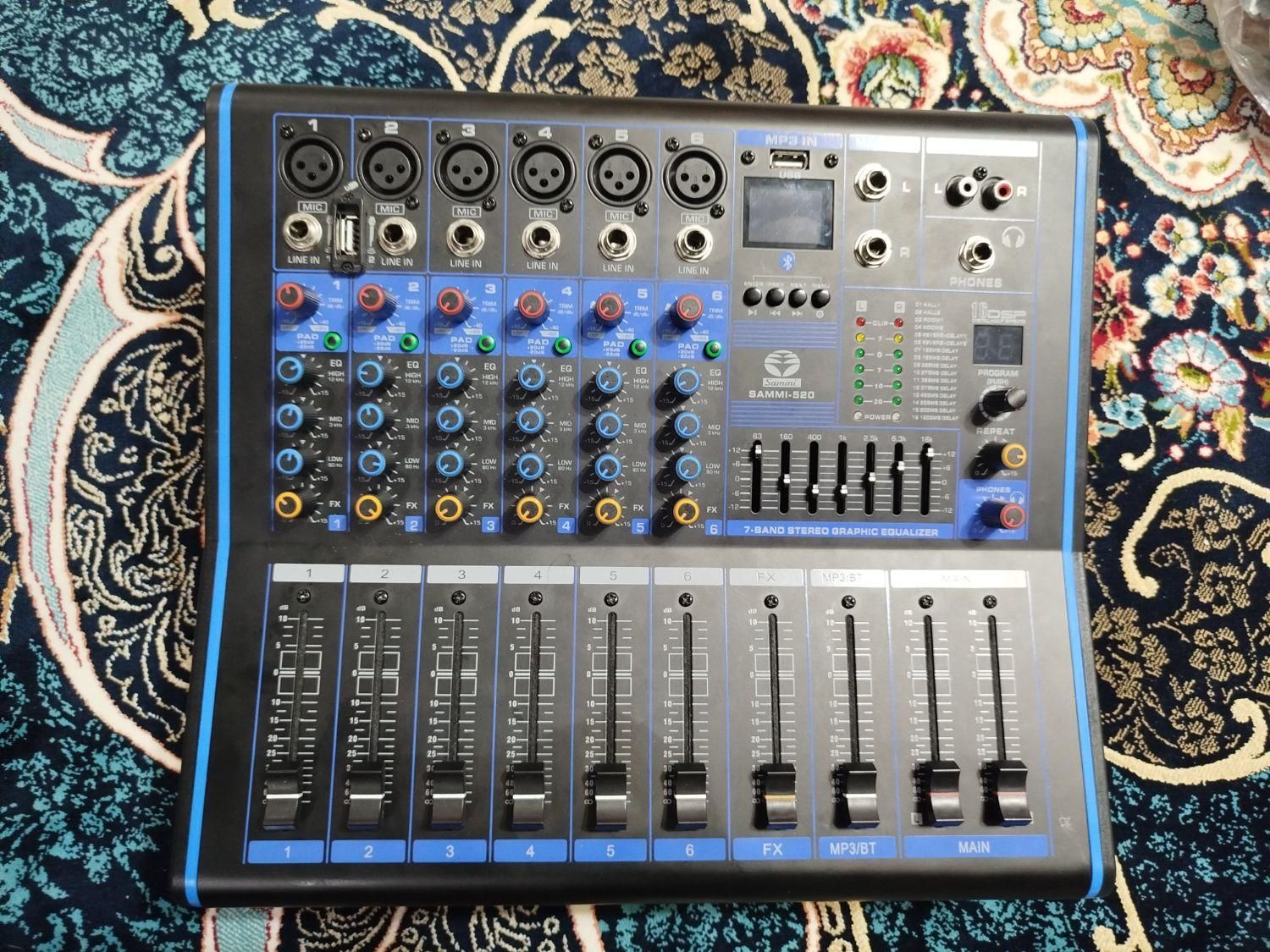 پاورمیکسر جاسکو مدل 520|سیستم صوتی خانگی|تهران, تهرانسر شرقی|دیوار