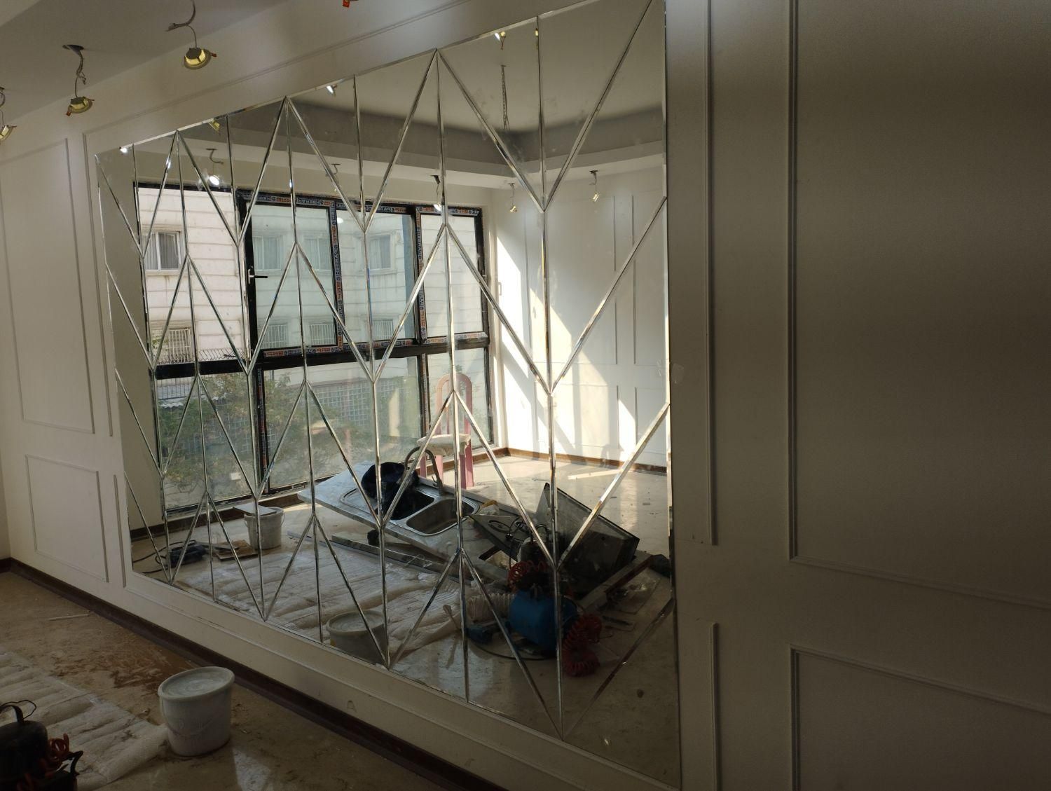 آینه دکوراتیو آینه کاری آینه دفرمه وبکلایت|خدمات پیشه و مهارت|کرج, حصارک پایین|دیوار