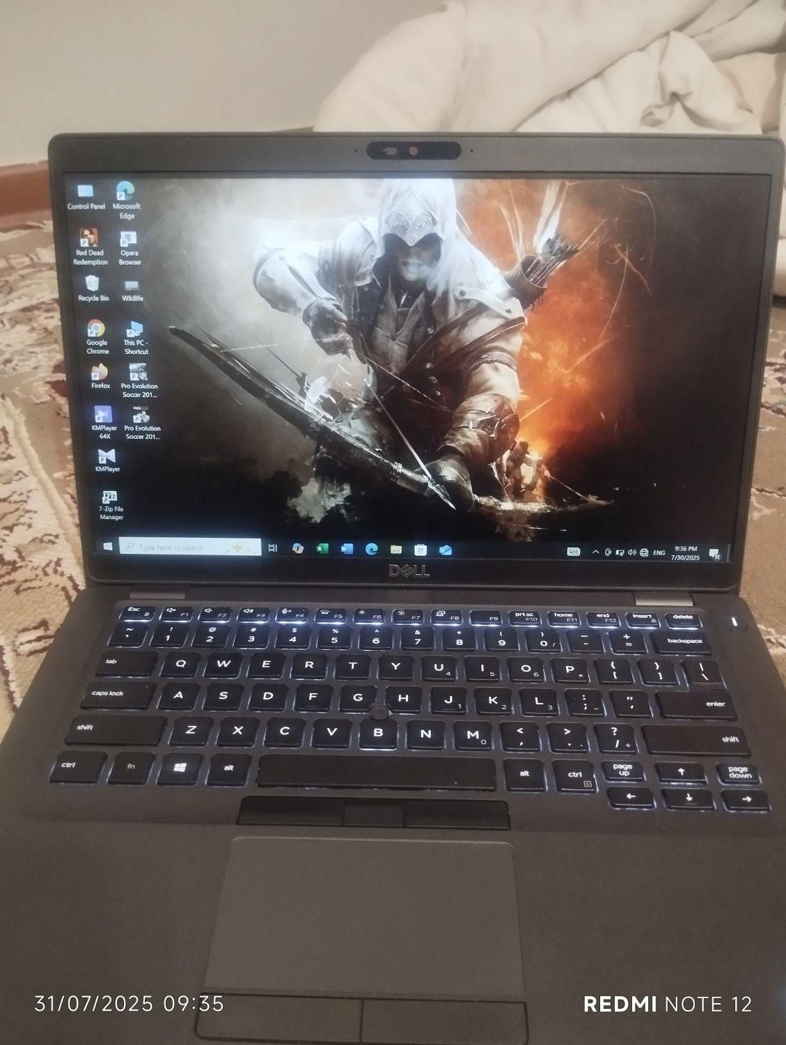 لپ تاپ دل core i5 نسل9حافظه 256GB رم16 گرافیک 2GB|رایانه همراه|مشهد, کوشش|دیوار