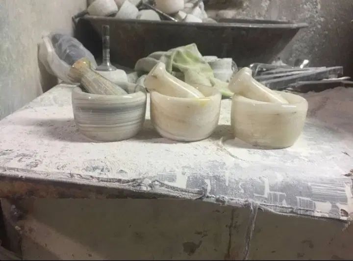 تولیدی هاون سنگی مرمر / تولیدی زعفرانکوب|صنایع دستی و سایر لوازم تزئینی|اصفهان, شاهزاده ابراهیم|دیوار