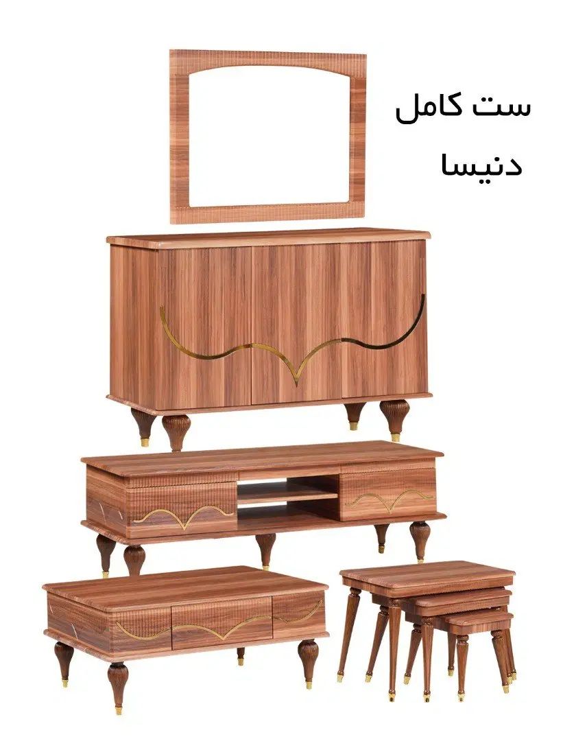 ست کامل کنسول میز tv ومیزجلومبلی|بوفه، ویترین، کنسول|اصفهان, امیرعرب|دیوار