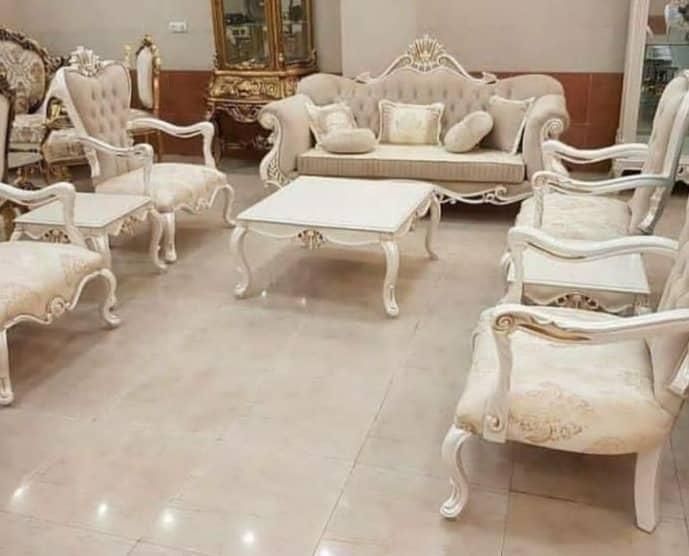 مبل سلطنتی کلاسیک خورشیدی|مبلمان خانگی و میز عسلی|لاهیجان, بازکیاگوراب|دیوار