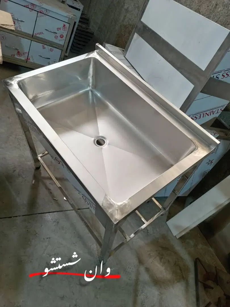 سینک وان میزکار ابچکان ترولی استیل صنعتی|فروشگاه و مغازه|کرج, مجتمع صنفی صنعتی|دیوار