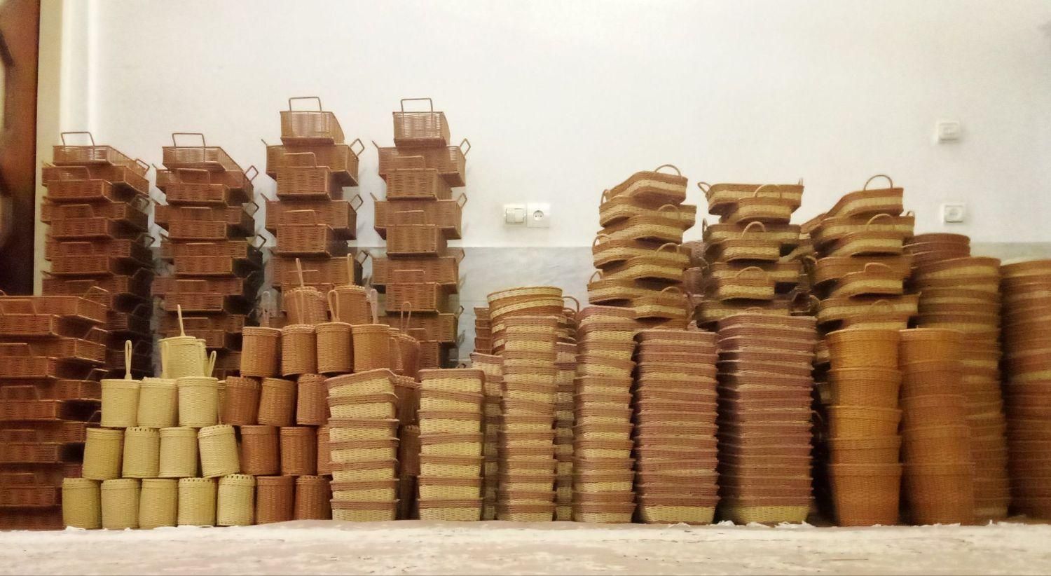 سبد بافی|صنایع دستی و سایر لوازم تزئینی|پاکدشت, پاکدشت (مامازند)|دیوار