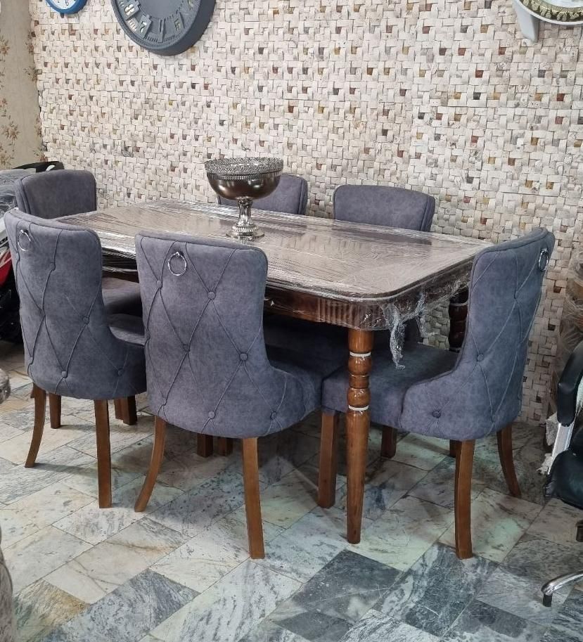 میز ناهار خوری ۶ نفره نهار خوری ۶ نفره چستر|میز و صندلی غذاخوری|کرمانشاه, |دیوار