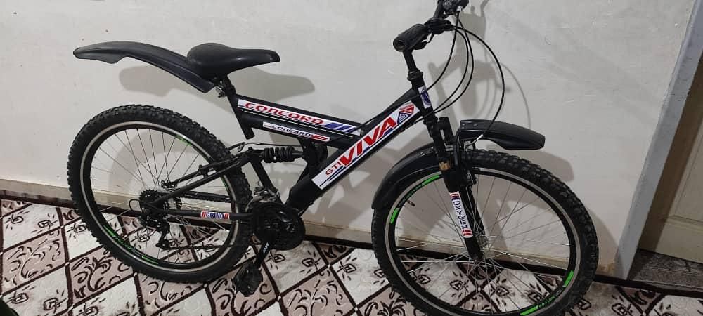 سلام فروش دوچرخه 26 دنده ای VIVA سالم تمیز|دوچرخه، اسکیت، اسکوتر|نجفآباد, کشاورز|دیوار
