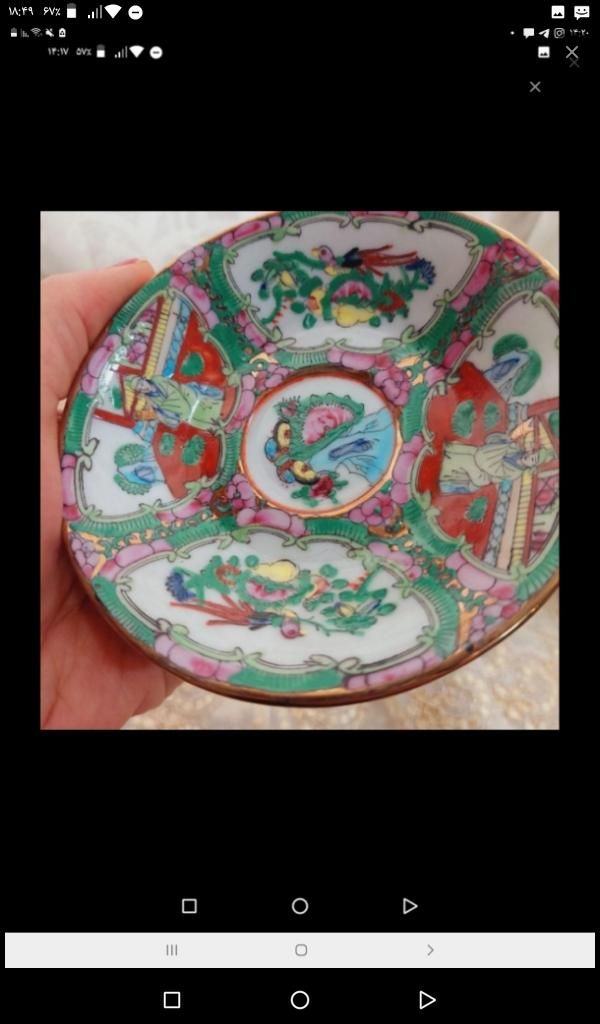 5عدد نعلبکی گل مرغی اصل|ظروف سرو و پذیرایی|گنبد کاووس, |دیوار