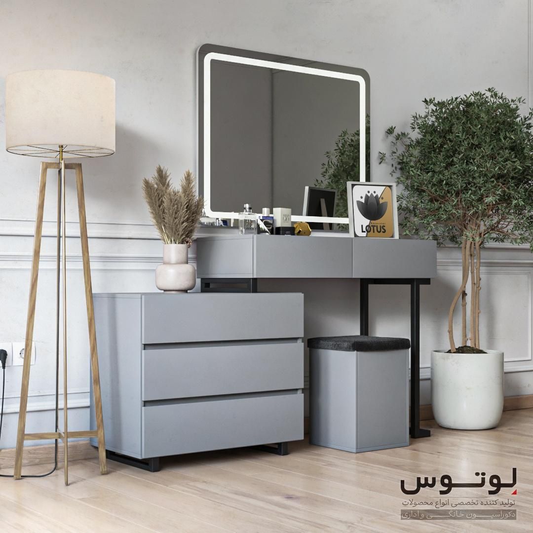میز آرایش مدرن (مدل ایتو DT-2447)|تخت و سرویس خواب|تهران, تهرانپارس غربی|دیوار