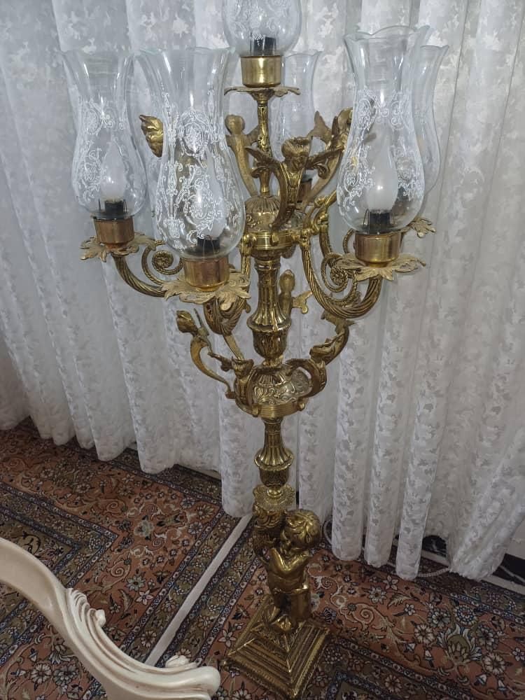 خرید انواع وسایل برنزی|لوستر و چراغ آویز|قم, کاسه گران|دیوار