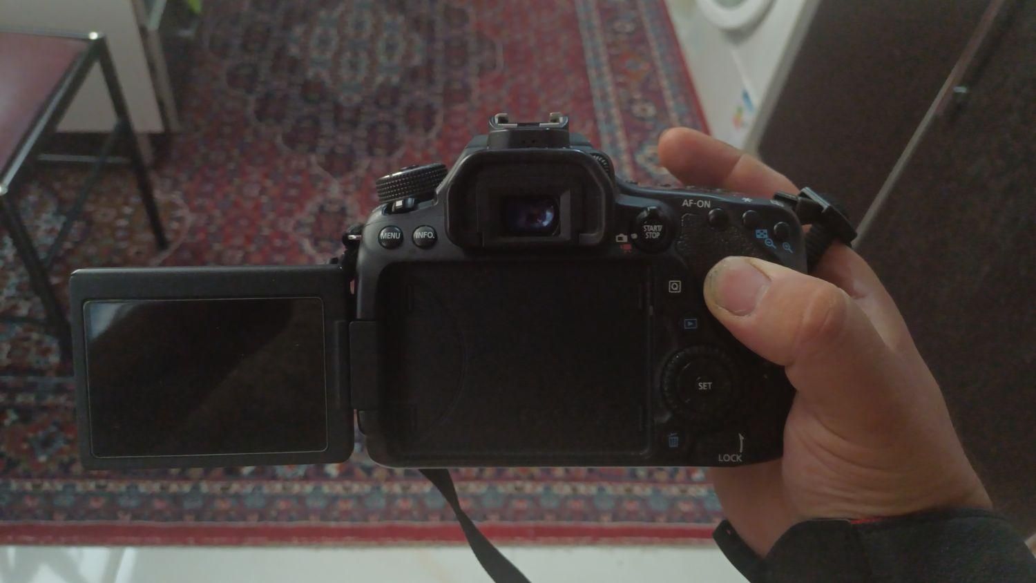 دوربین کنون ۸۰d لنز ۱۸.۱۳۵|دوربین عکاسی و فیلم‌برداری|کرج, حیدرآباد|دیوار