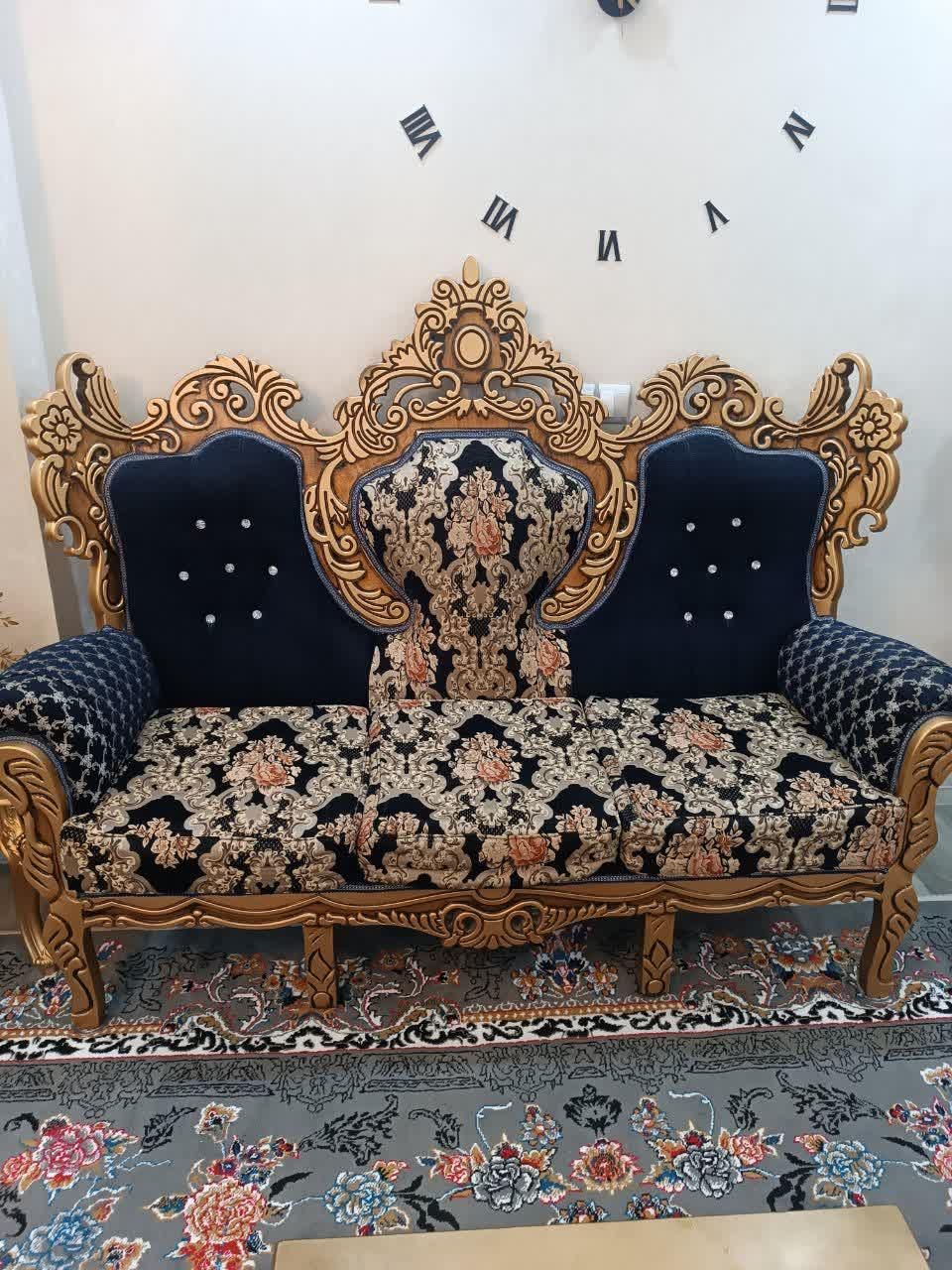 مبل سلطنتی|مبلمان خانگی و میز عسلی|پرند, |دیوار