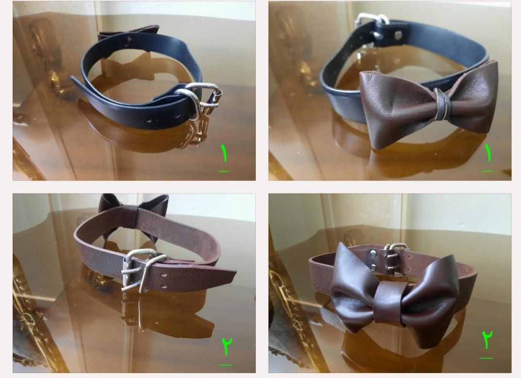 قلاده سگ (چرم اصل ، چرم طبیعی، طرح فانتزی)|لوازم جانبی حیوانات|تهران, حکیمیه|دیوار