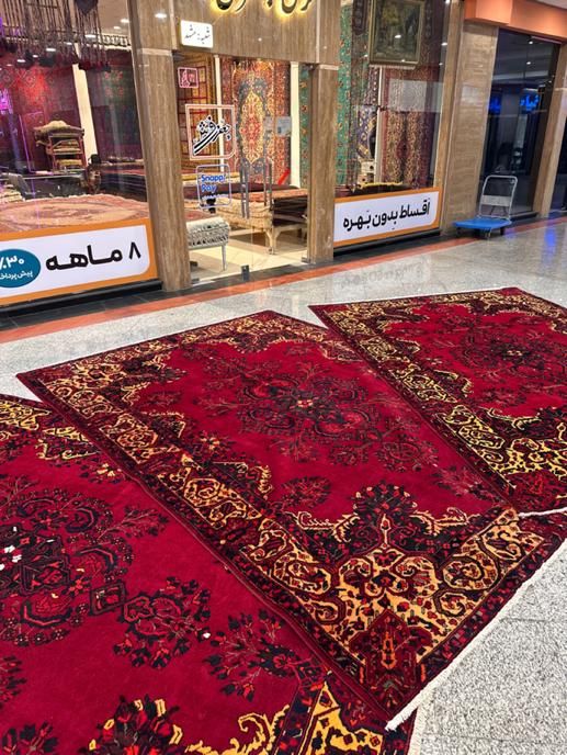 فرش دستبافت جفت 6متری بافت فردوس/اقساط|فرش|مشهد, جانباز|دیوار
