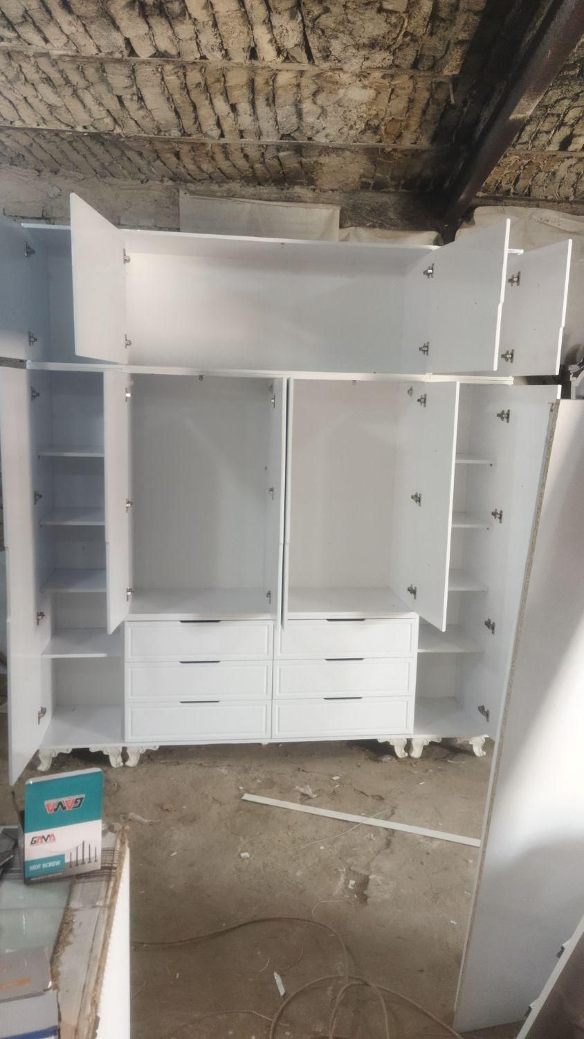 کمد دیواری پازلی|جاکفشی، کمد، دراور|قم, قلعه صدری|دیوار