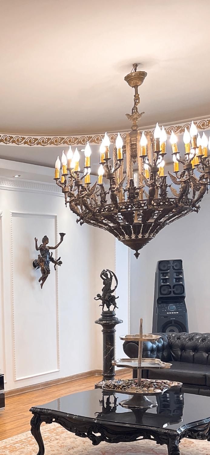 لوستر برنز فرشته|لوستر و چراغ آویز|تهران, آجودانیه|دیوار