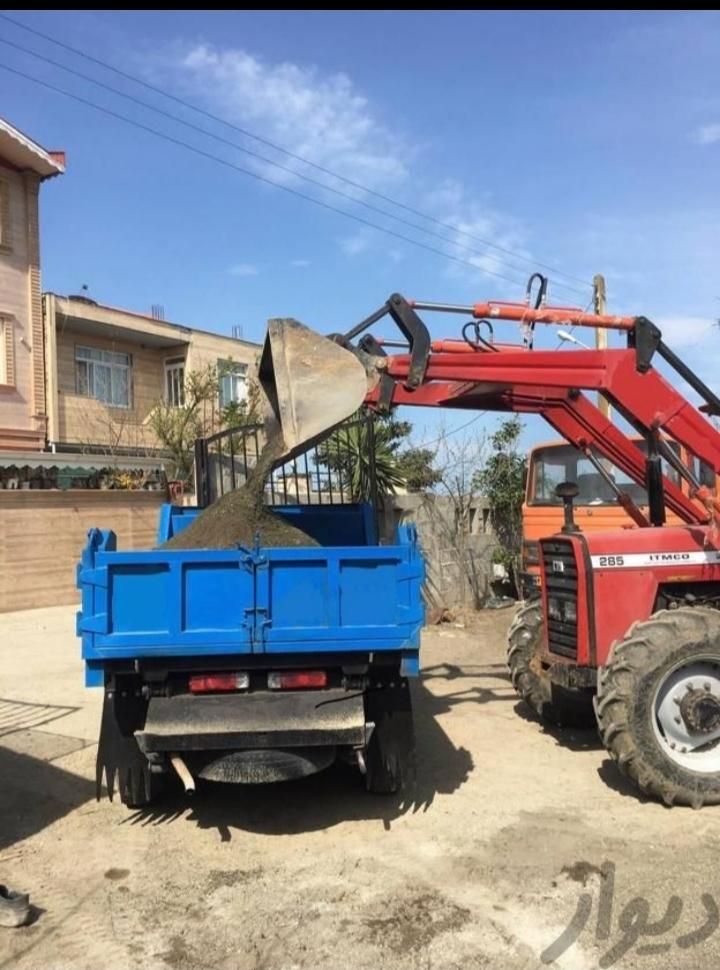 حمل شن ماسه نخاله با نیسان کمپرسی|خدمات حمل و نقل|تالش, تالش|دیوار