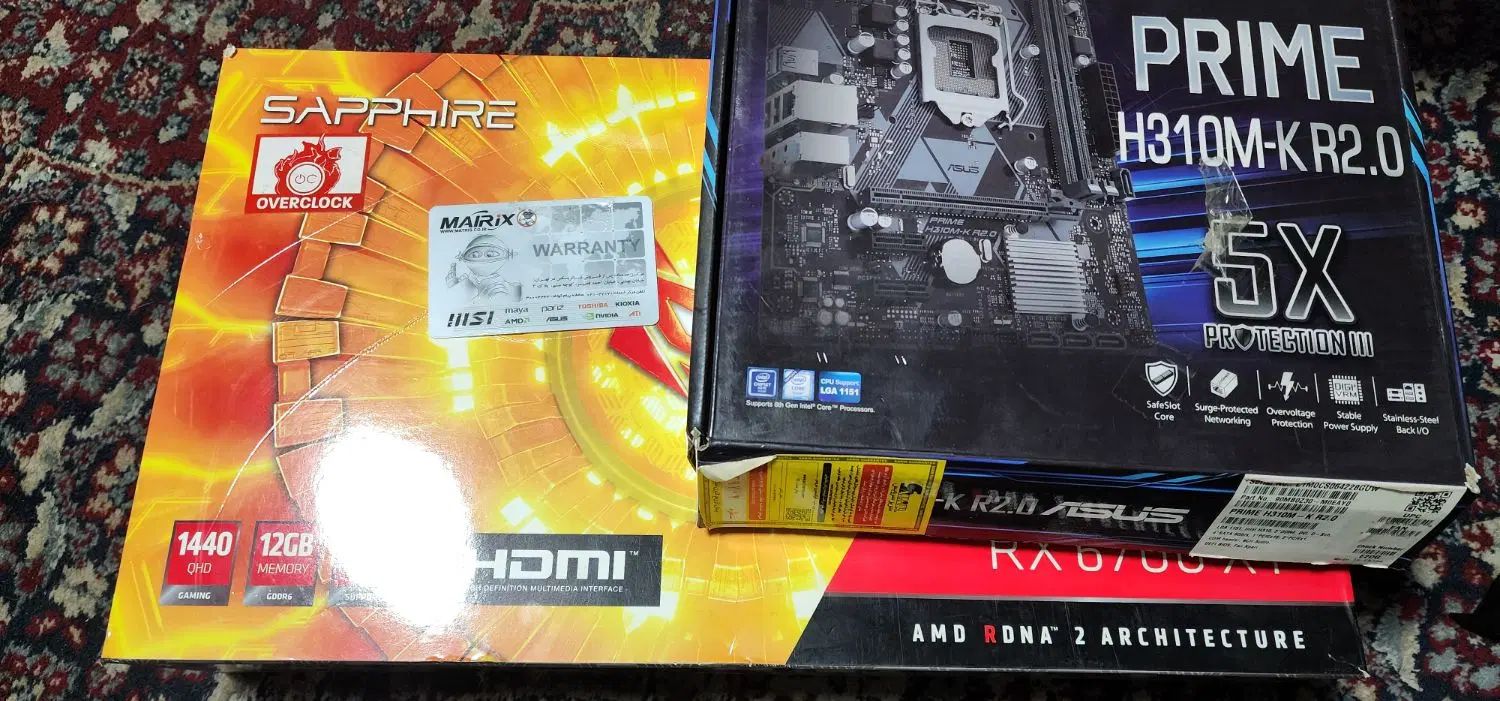 کامپیوتر گیمینگ پرقدرت i7 9700 + RX6700Xt|رایانه رومیزی|تهران, استاد معین|دیوار