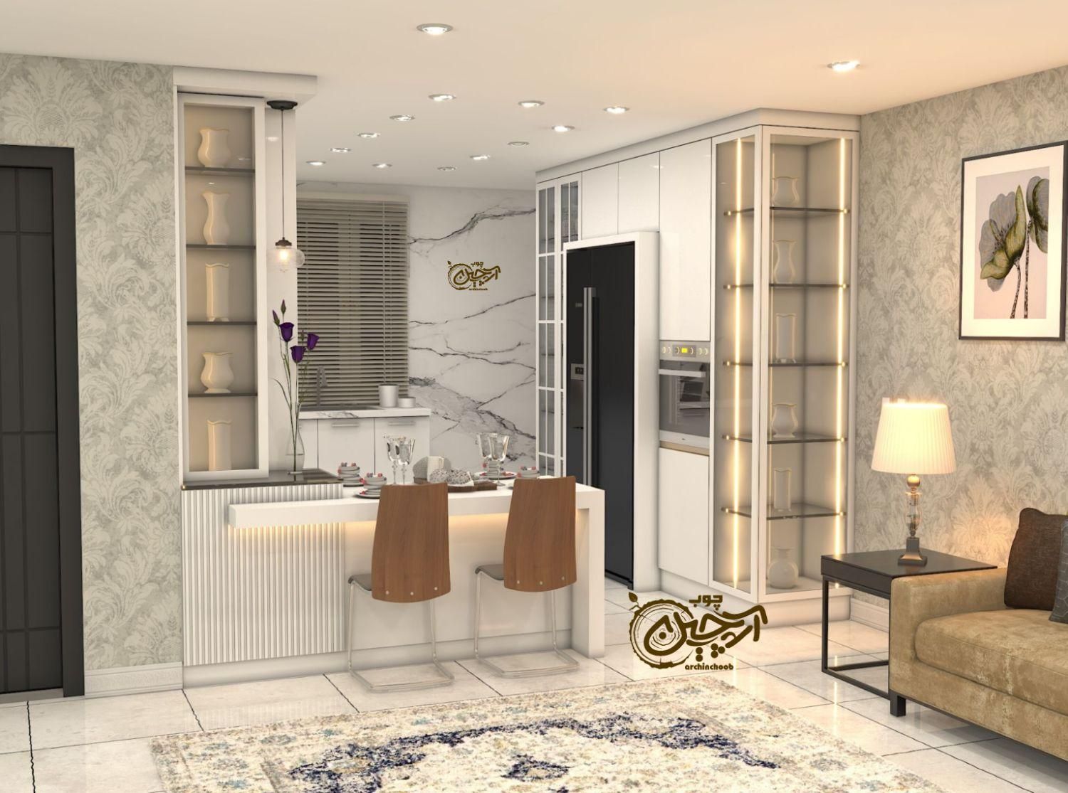 تولیدکابینت ام دی افMDFمدرن کمددیواری قی مت مناسب|خدمات پیشه و مهارت|کرمان, |دیوار