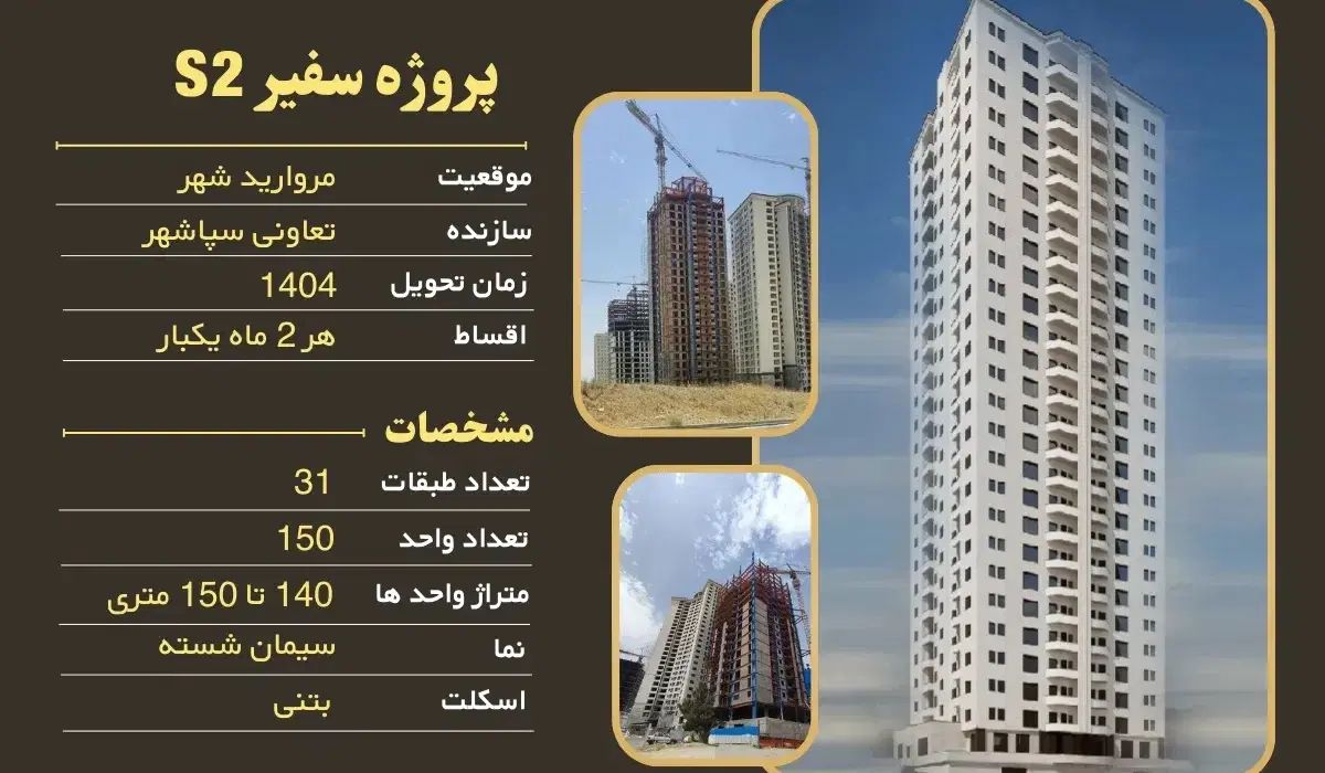 پیش فروش برج سفیر سپاشهر|پیش‌فروش املاک|تهران, شهرک الهیه غرب|دیوار