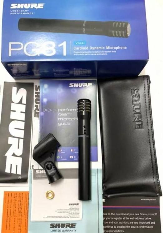 میکروفون کاندنسر ساز مدل شور SHURE PG81|صوتی و تصویری|تهران, تهران‌نو|دیوار