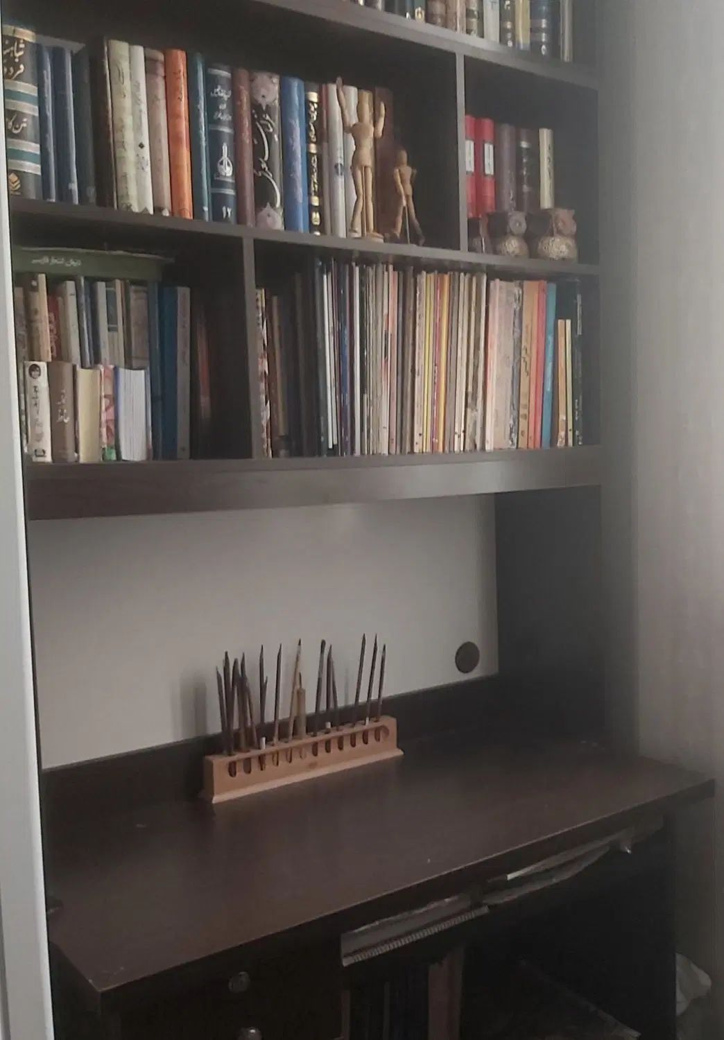 دو عدد کتابخانه با میز تحریر|کتابخانه، شلف، قفسه‌های دیواری|تهران, سجاد|دیوار