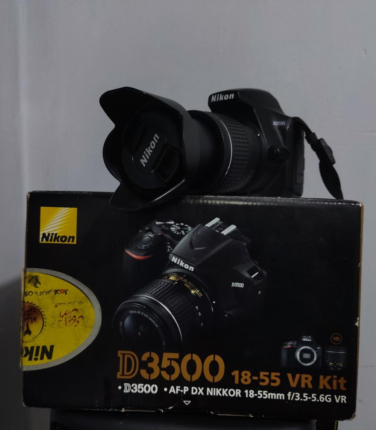 دوربین  نیکون D3500 نیکون با لنز 18/55mm VR|دوربین عکاسی و فیلم‌برداری|فولادشهر, B8|دیوار