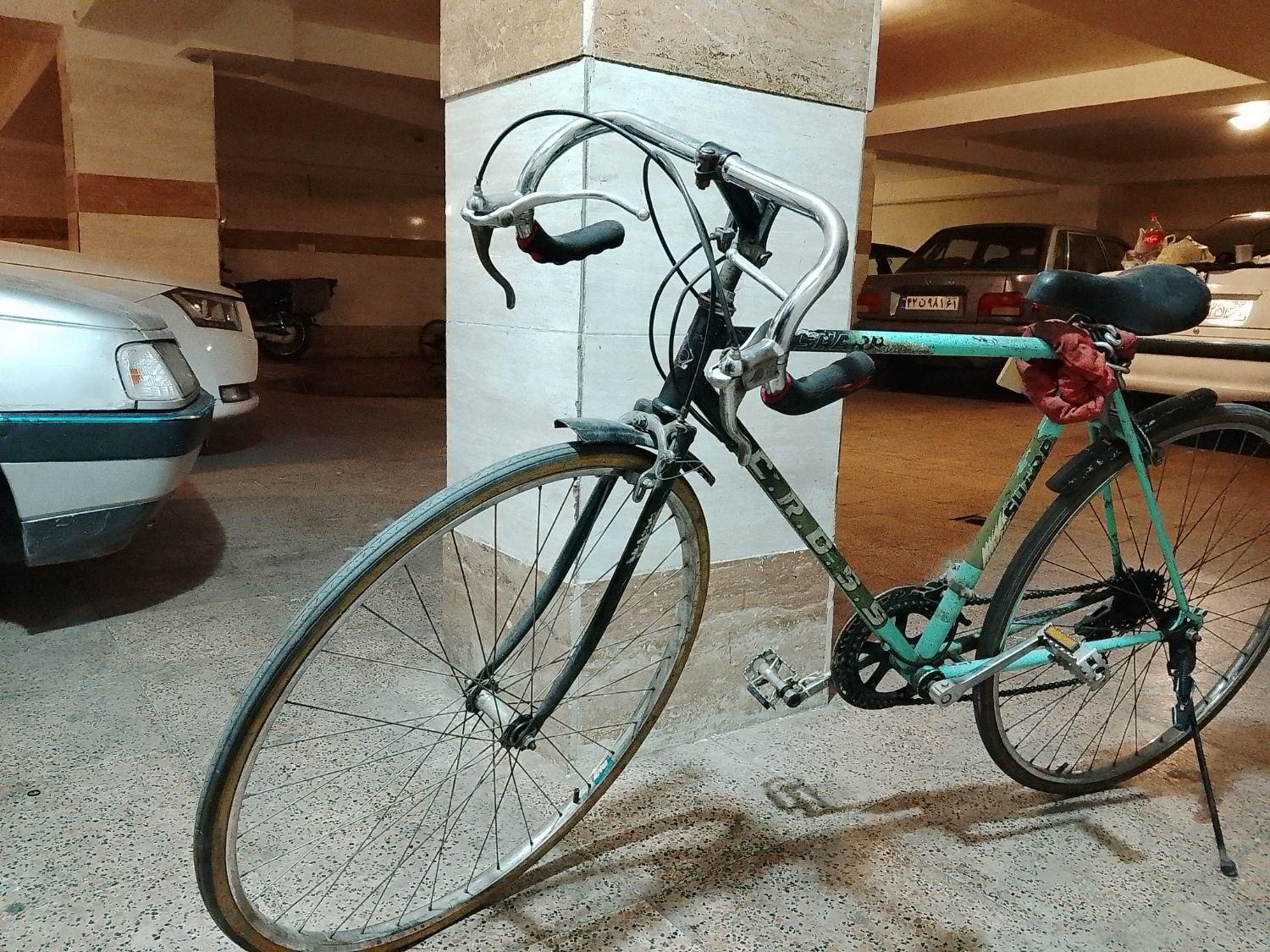 دوچرخه ژاپنی کورسی قدیمی همه لوازم فابریک|دوچرخه، اسکیت، اسکوتر|تهران, هرندی|دیوار