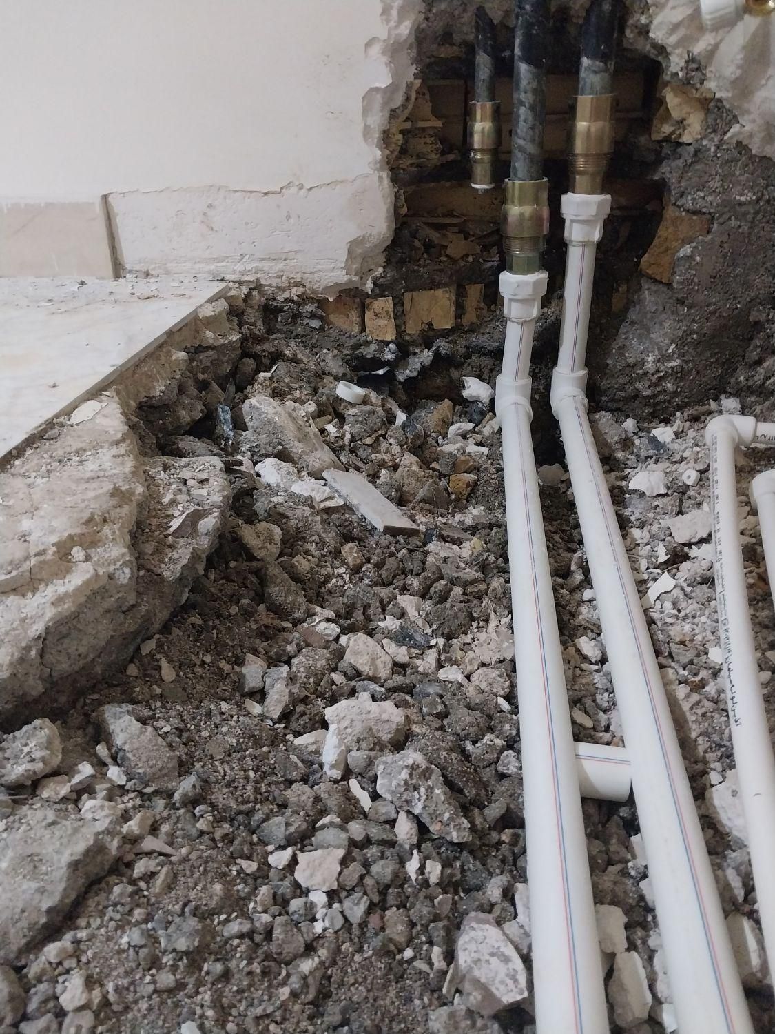 تاسیسات تشخیص ترکیدگی رفع نم ترمیم نشتیابی لوله کش|خدمات پیشه و مهارت|تهران, تهرانپارس شرقی|دیوار