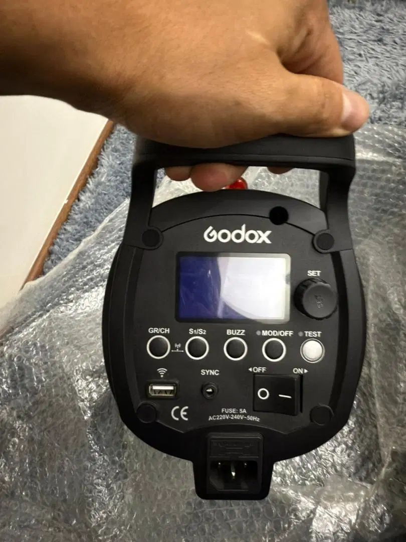 کیت فلاش qs400godex همراه متعلقات|دوربین عکاسی و فیلم‌برداری|تهران, حبیب الله|دیوار