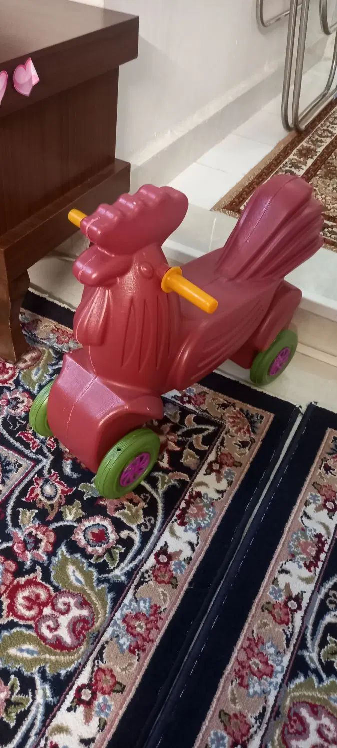 خروس چرخ دار|اسباب‌بازی بچه|مشهد, شهرک رازی (شهرک غرب)|دیوار