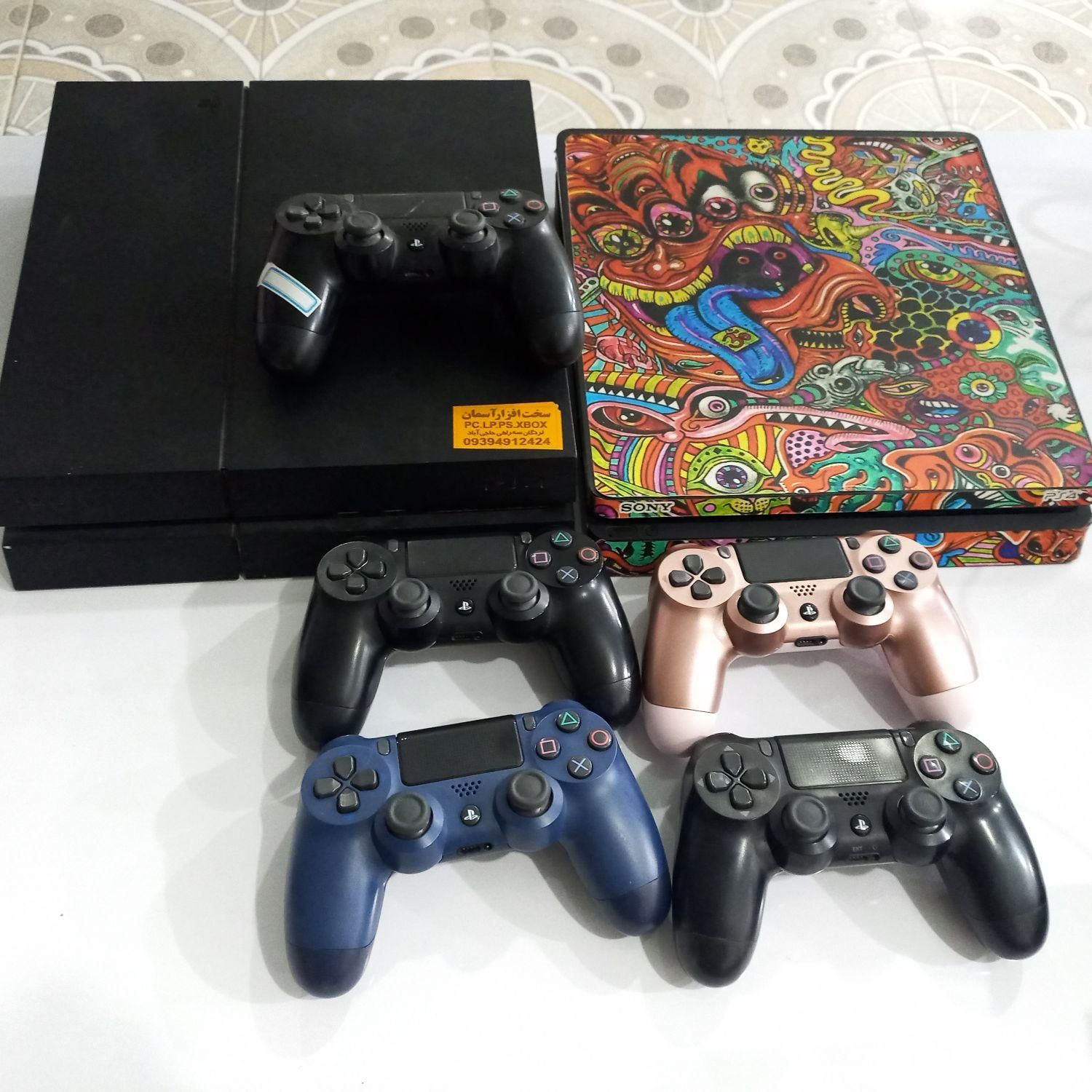 PS4 pro slim کپی خور پلی استیشن چهار four پلی 5|کنسول، بازی ویدئویی و آنلاین|لردگان, |دیوار