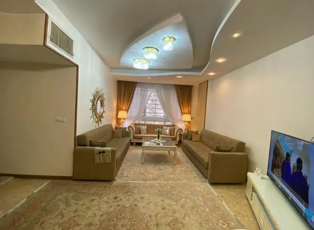 ۷۷متر/سالن پرده خور/غرق نور/واقعی/خوش نقشه|فروش آپارتمان|تهران, جنت‌آباد مرکزی|دیوار