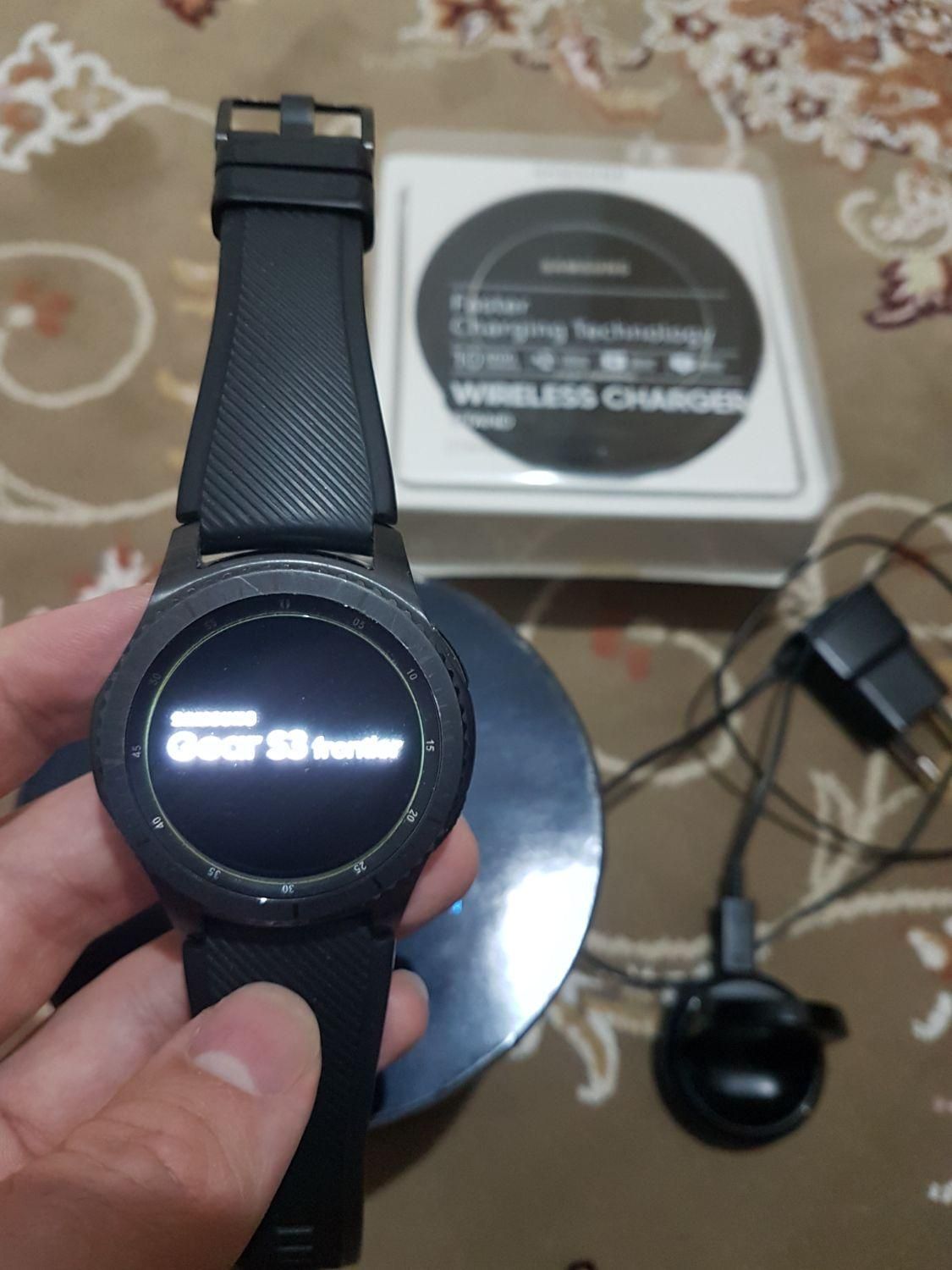 ساعت هوشمند سامسونگ  Gear s3 frontier  با فست شارژ|اسکان اضطراری|کرج, گلشهر|دیوار
