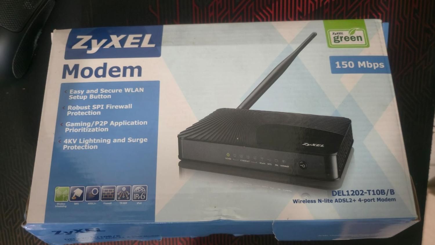 مودم روتر ADSL2 Plus  زایکسل مدل DEL1202-T10A/B|مودم و تجهیزات شبکه|تهران, پردیسان|دیوار