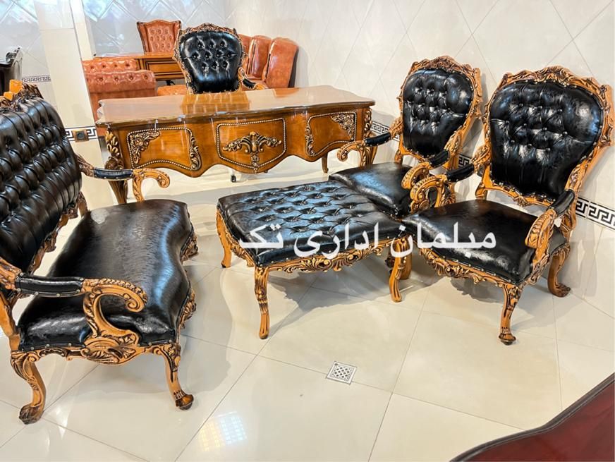 مبلمان کلاسیک اداری/میزومبل دفترکارمدل‌پوسماری|دفتر کار|چهاردانگه (تهران), |دیوار