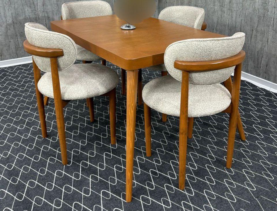 فروش میز ناهارخوری ۴ و ۶ نفره گرد و مستطیل|میز و صندلی غذاخوری|شوشتر, |دیوار