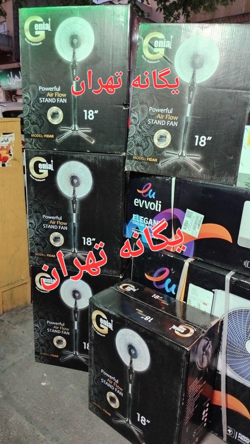 پنکه ایستاده ۱۸ اینچ بدون کنترل جنیال جنیا Genial|پنکه و تصفیه‌کنندهٔ هوا|تهران, جیحون|دیوار