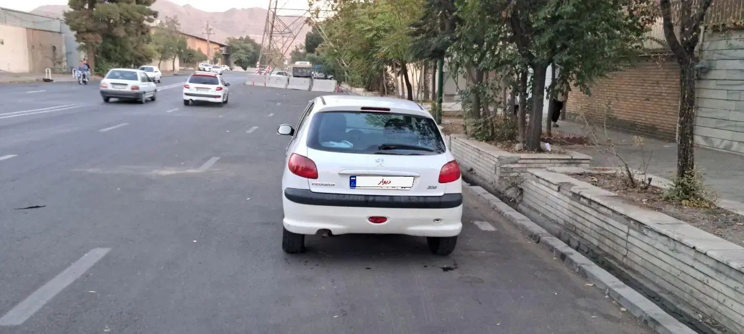 پژو 206 تیپ 3|خودرو سواری و وانت|تهران, تهرانپارس غربی|دیوار