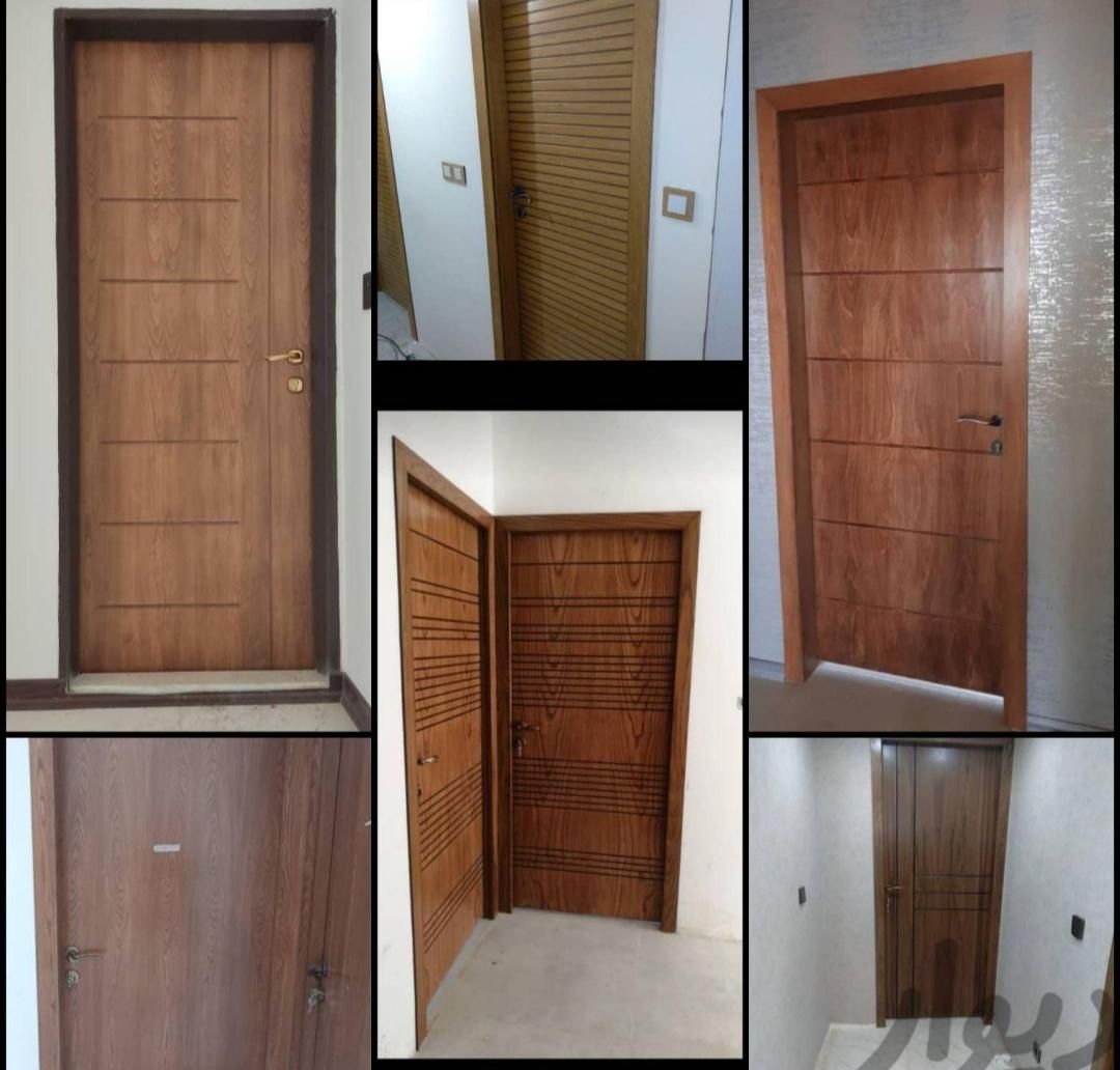 انواع درب چوبی اتاقی با چهار چوب قفل دستگیره،کامل|مصالح و تجهیزات ساختمان|مرودشت, ژیان|دیوار
