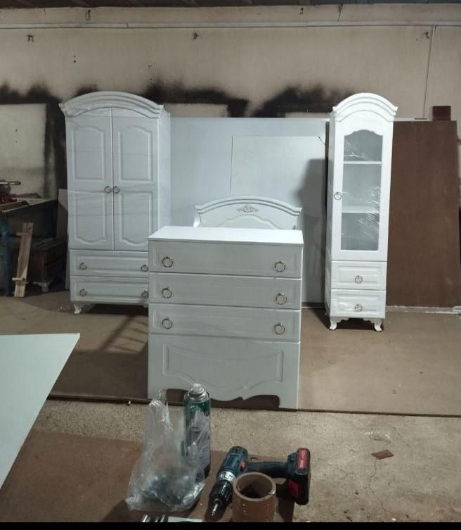 سرویس خواب نوزاد سیسمونی مدل پانیذ|تخت و سرویس خواب|ارومیه, |دیوار