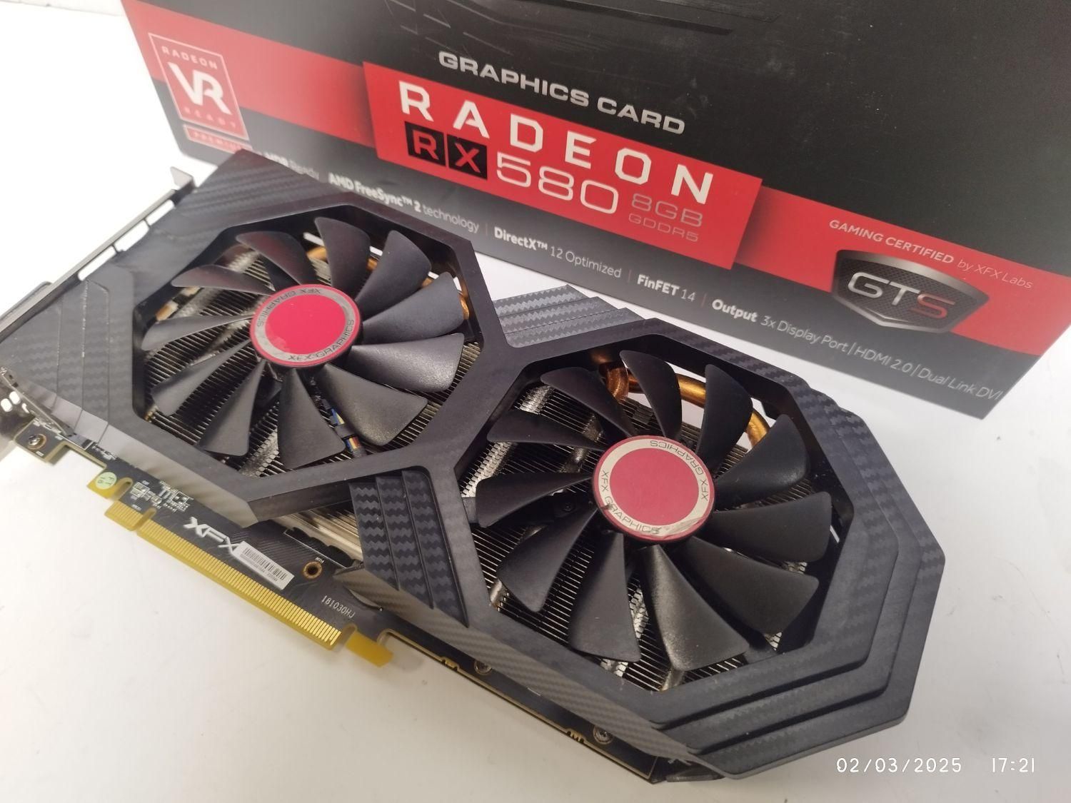 کارت گرافیک xfx rx580 8G ماین نشده با مهلت تست|قطعات و لوازم جانبی رایانه|تهران, جمهوری|دیوار