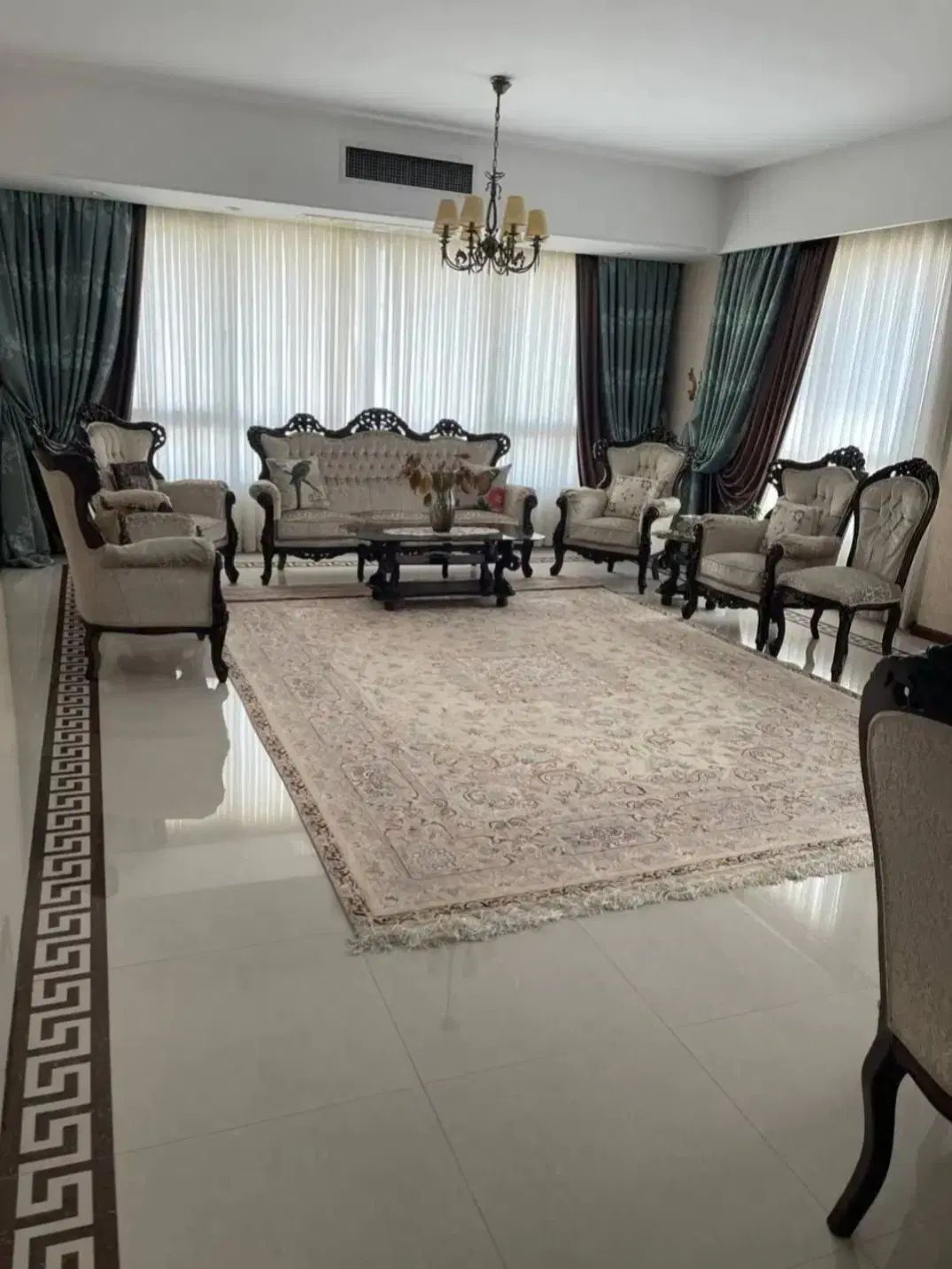 105متر/شمال فردوس شرق،عقیل/پرده خور/فول شیک|فروش آپارتمان|تهران, فردوس|دیوار