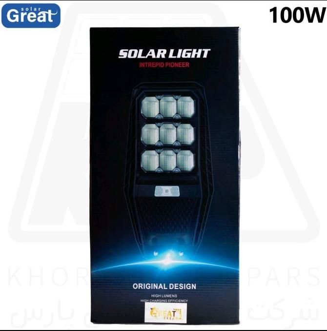 چراغ خیابانی پشت پنل مدل ۱۰۰ وات برند(Great Solar)|لامپ و چراغ|تهران, حشمتیه|دیوار