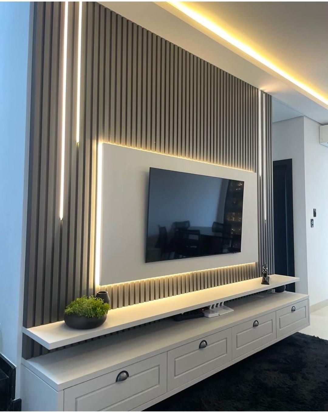 طراحی و اجرای Tv wall تی وی وال|مصالح و تجهیزات ساختمان|اراک, |دیوار