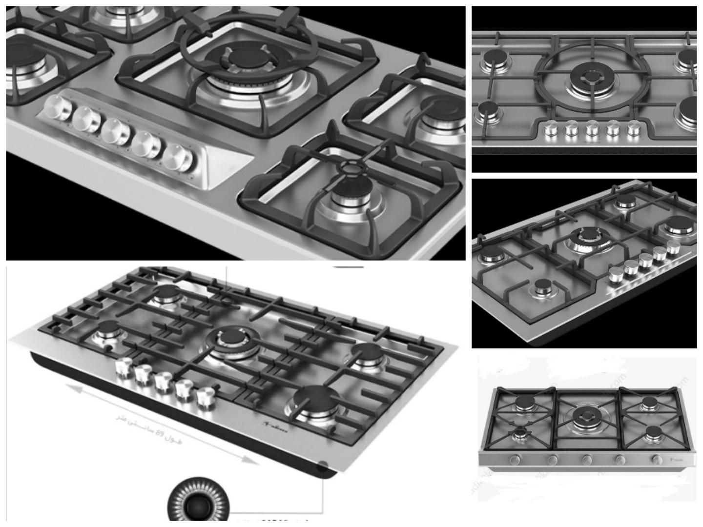 انواع فر اجاق گاز شیر الات هود سینک چکی|مصالح و تجهیزات ساختمان|مشکین‌دشت, |دیوار