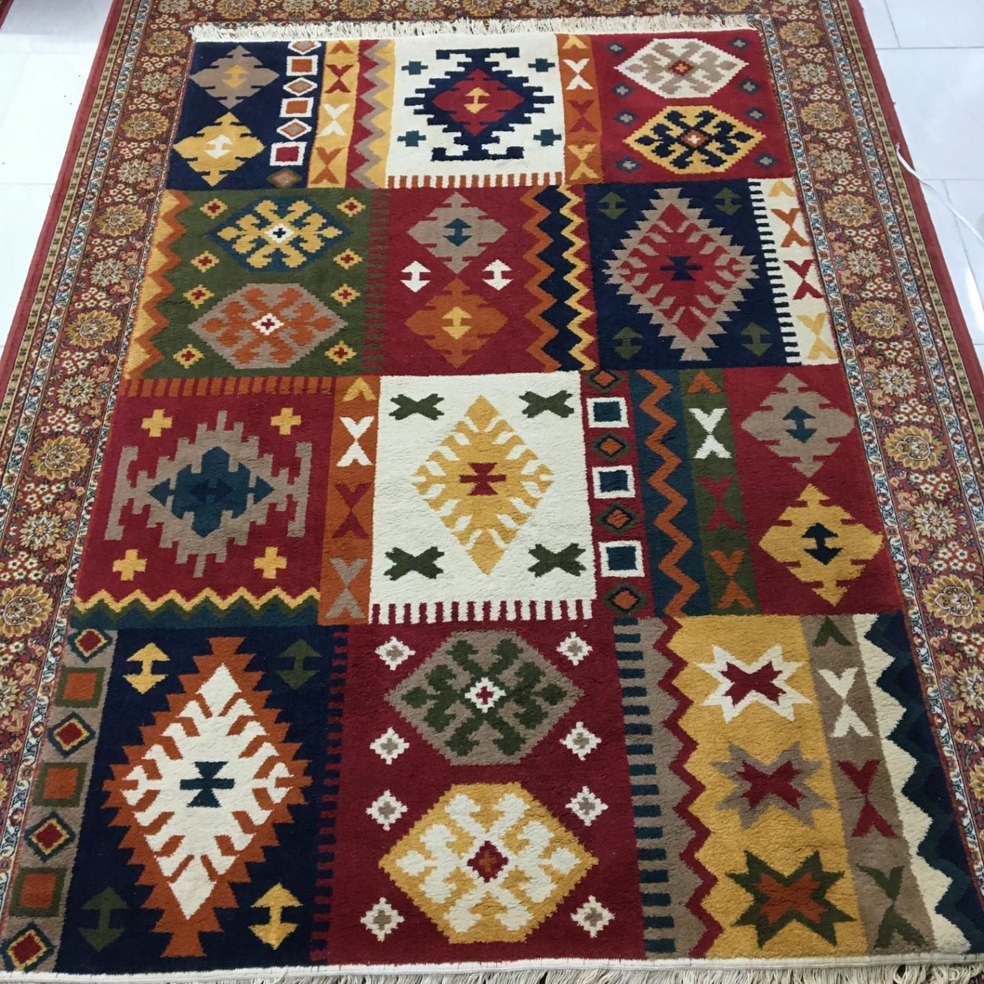 گلیم فرش ۴ متری در حدنو|فرش|شاهین‌شهر, عطار|دیوار