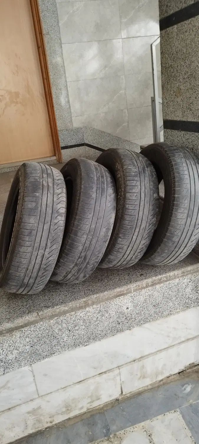 چهار حلقه لاستیک ۲۰۶ استوک سایز 185/65R14|قطعات یدکی و لوازم جانبی|رشت, چله خانه|دیوار