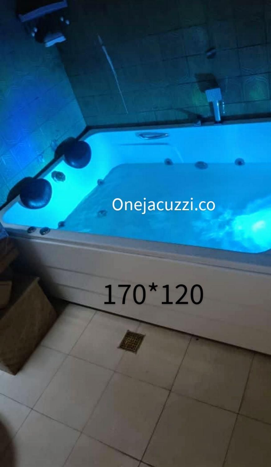 جکوزی وان ۲-۳-۴نفره سفید مشکی کامپوزیت اکریلیک|لوازم حمام|ورامین, |دیوار